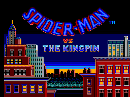 Spider-Man vs. the Kingpin Title Screen